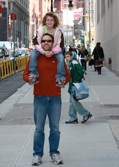 Dave and Em hoofing around NYC