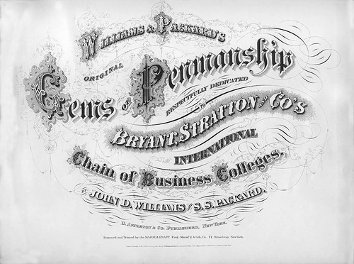 021 Williams J.D. and S.S. Packard 1867-Gems of Penmanship