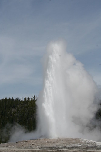 Working the geyser
