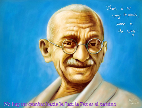 gandhi quotes on peace. And for Mahatma Gandhi
