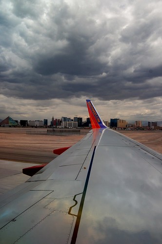 Las Vegas Strip from the Plane