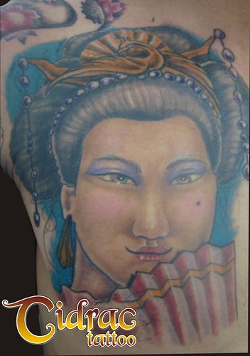 tatuagem gueixa tatuagem feita por marcos cidrac tattoo betim mg