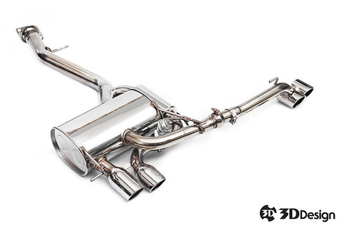3D Design Quad Exhaust System for BMW E82 1 Series