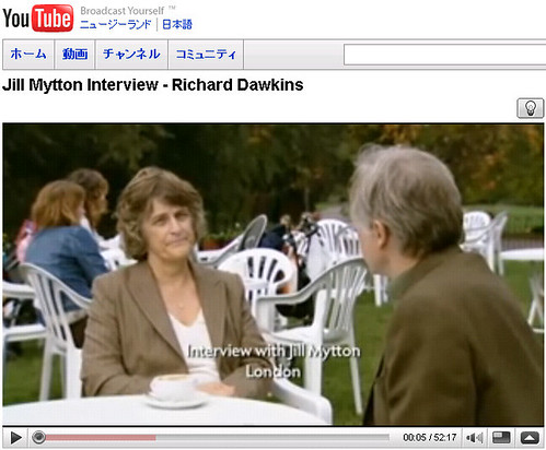 Interview of Jill Mytton by Richard Dawkins