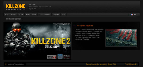 Killzone 2 Killzone.com screenshot