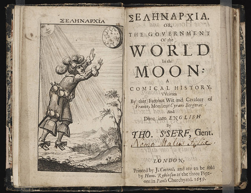 Selenarhia, or, The government of the world in the moon by Cyrano Bergerac, 1659 (Beinecke)