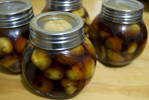 bottled chestnuts