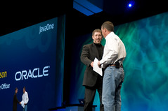 Scott McNealy and Larry Ellison, General Session "Java: Change (Y)Our World" on June 2, JavaOne 2009 San Francisco