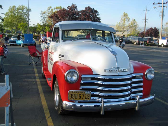 Red and White Chevy