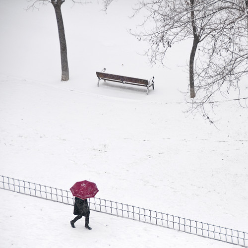 Snow in Madrid! by cuellar