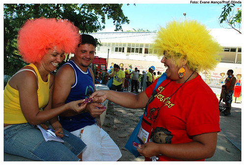 7.200 preservativos serão distribuídos no desfile das Virgens do Bairro Novo. Foto: Evane Manço/Pref.Olinda