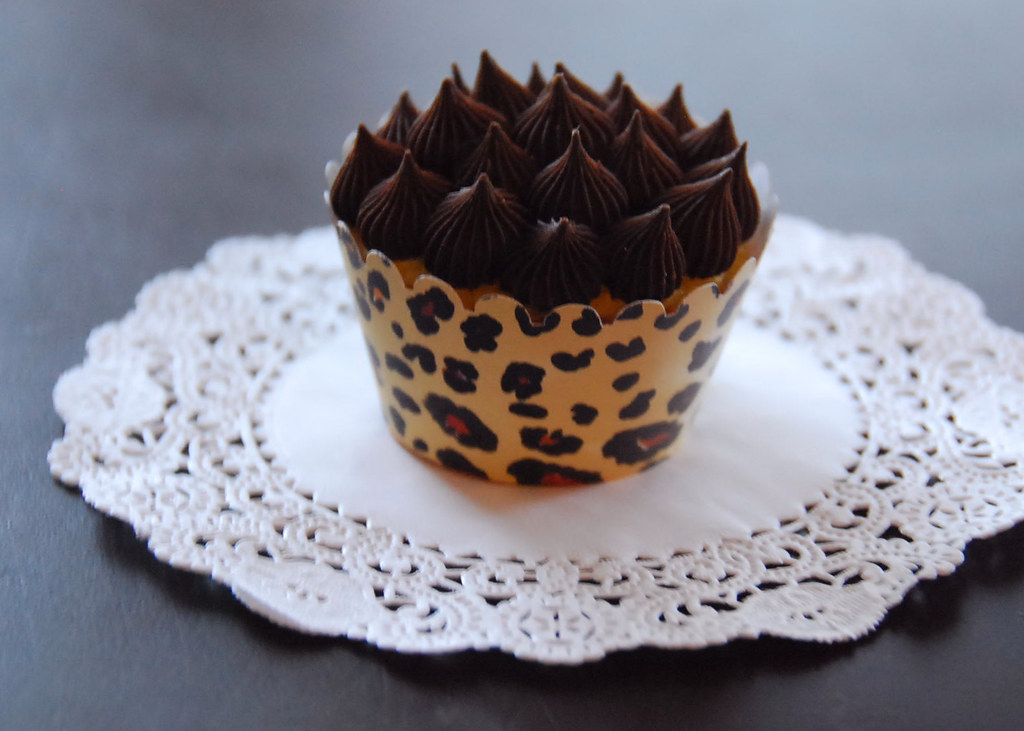 Cheetah Print Cupcake Liners