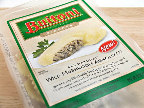 Wild Mushroom Agnolotti with Lemon Butter Sauce