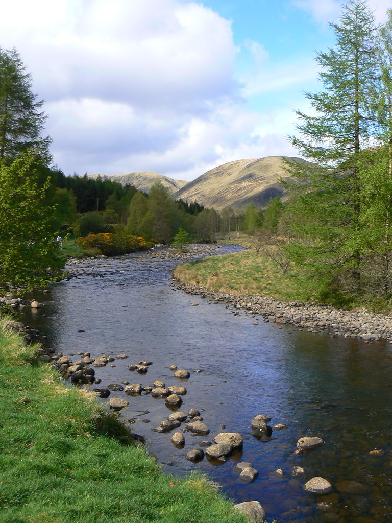 The river by the NTS Car Park in Glendoll