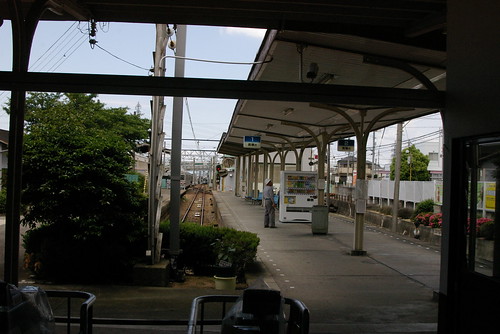 Mizuma Station(platform) in Kaizuka,Osaka,Osaka,Japan 2009/5/31