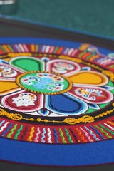 Sand Mandala from the Free Tibet Day by spikeheap