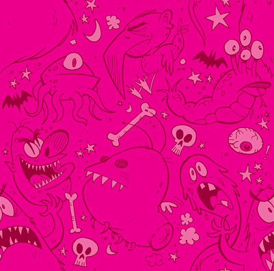 hot pink wallpaper. to my nightmare (hot pink)