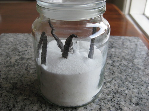 Homemade vanilla sugar