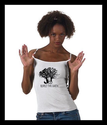 Respect the Earth ©Sandra Miller 2009 , camisole version