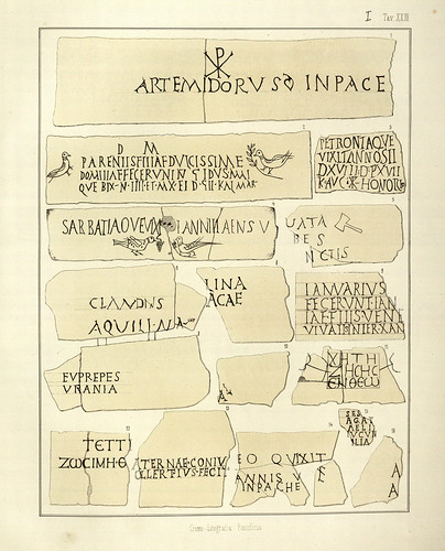 005- Inscripciones de las catacumbas-La Roma sotterranea cristiana - © Universitätsbibliothek Heidelberg