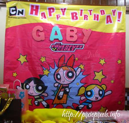 April 9: Gaby's 7th birthday party