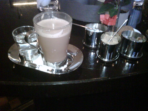 belgian hot chocolate, the bar @ hotel kempinski, brugge