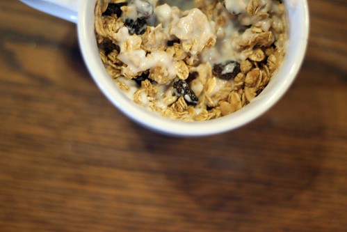 granola + yogurt