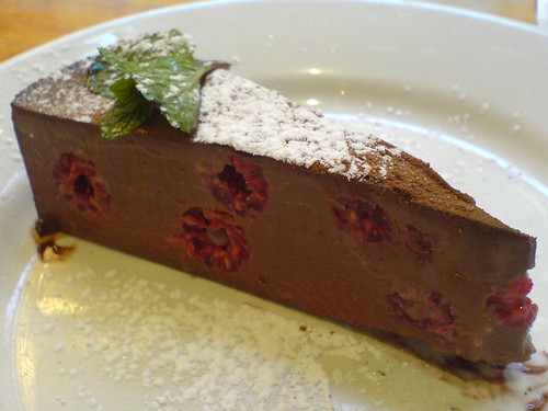 Chocolate and Raspberry Truffle Torte