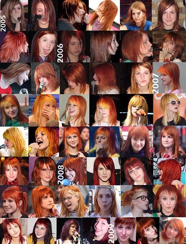 Hayley Williams paramore hair timeline a photo on Flickriver