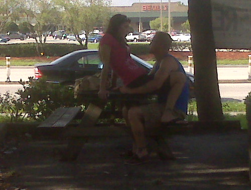 Here's to you, 8 a.m. Tire Store Picnic Bench Lovers