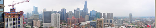 East-to-south view from Echelon at K Station, 353 N Desplaines St, Chicago