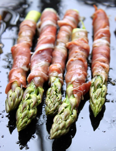 Asparagus Wrapped in Parma Ham