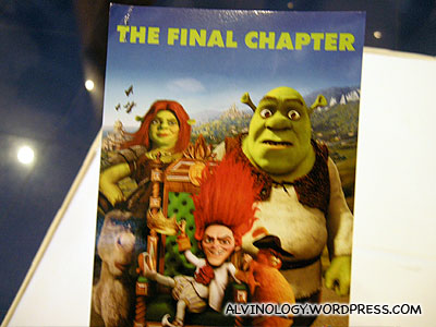 My Shrek Forever After preview ticket