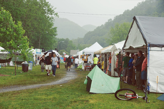 Mid-day Downpour @ Appalachian Trail Days
