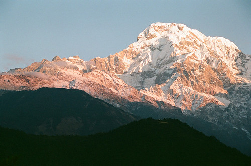 Annapurna South in the morning