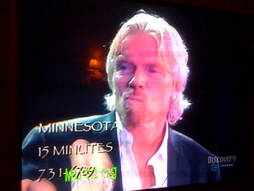 Richard Branson and Papyrus on Discovery Chanel