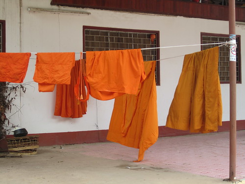 Even monks have to do laundry