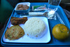 Lunch inside train