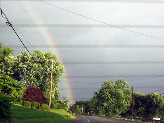 Rainbow Over the Countryside (Click to enlarge)