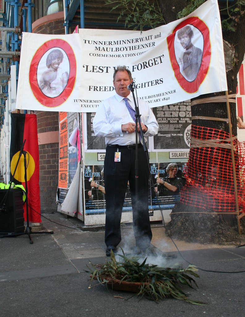 Melbourne Lord Mayor Robert Doyle commemorates story of aboriginal resistance