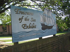 Treasures of the Sea Exhibit Sign