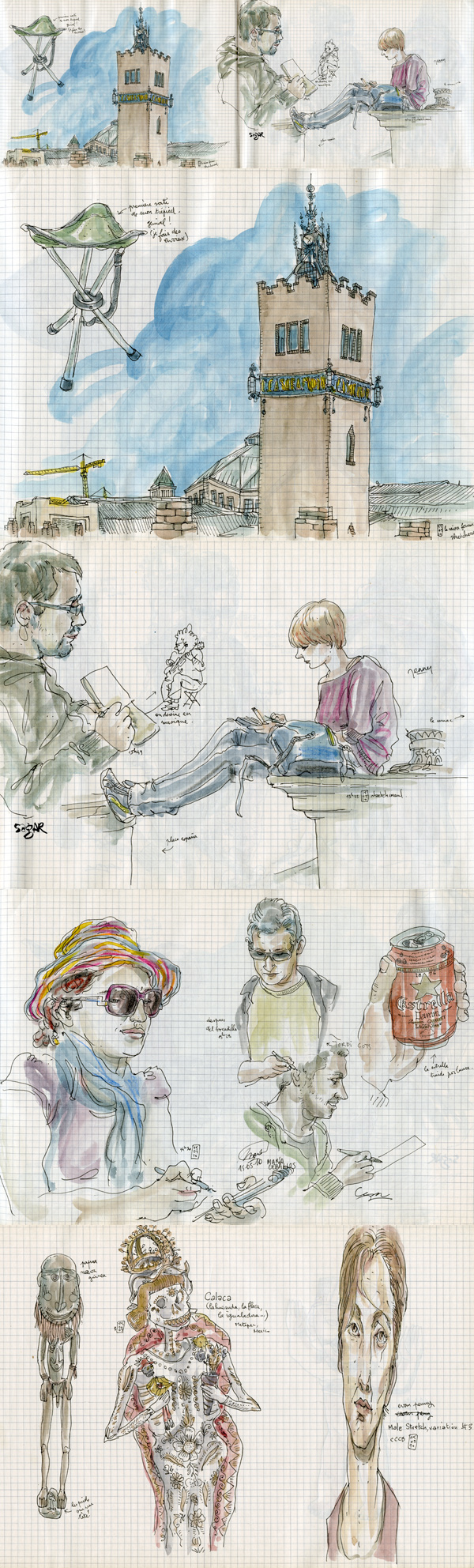 sketchcrawl #27 in barcelona