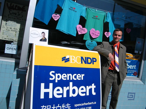 Vancouver-West End Candidate, Spencer Herbert