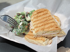 tiny bistro - turkey with brie cheese & fig preserves