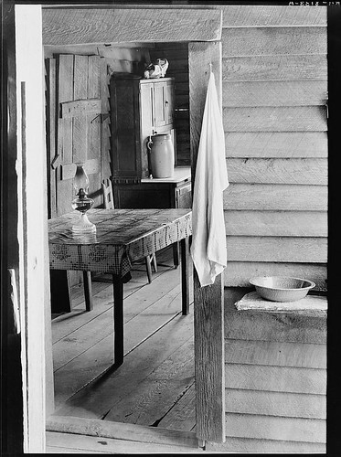 Dog run and kitchen, 1935-6, by Library of Congress