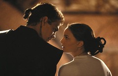Anakin & Padmé before the arena
