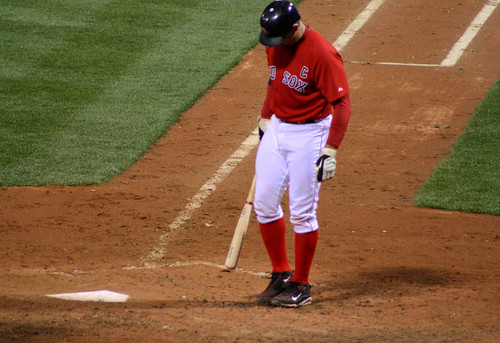 Tek at the plate