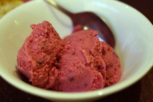 berry frozen yogurt