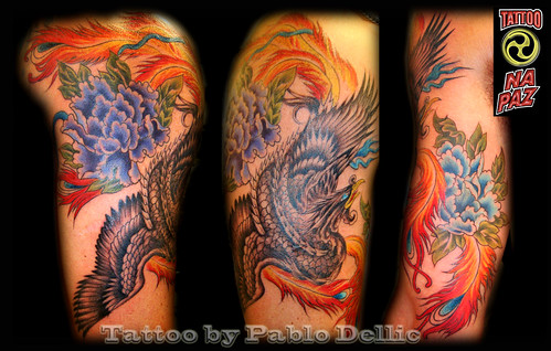 fenix tattoo. Tatuagem Fenix by Pablo Dellic