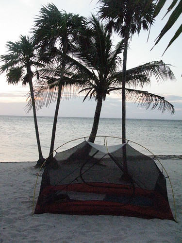 camping in paradise